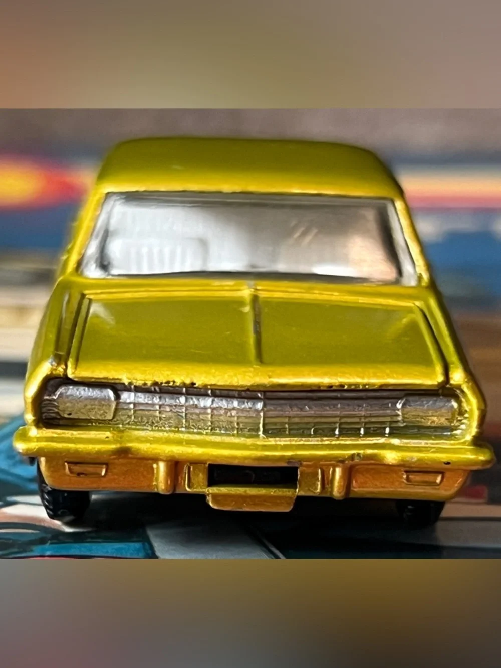 Vintage Matchbox Superfast No. 36 Opel Diplomat Gold Made in England Lesney